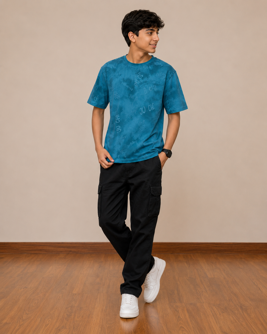 Tonal Graffite Acid Washed