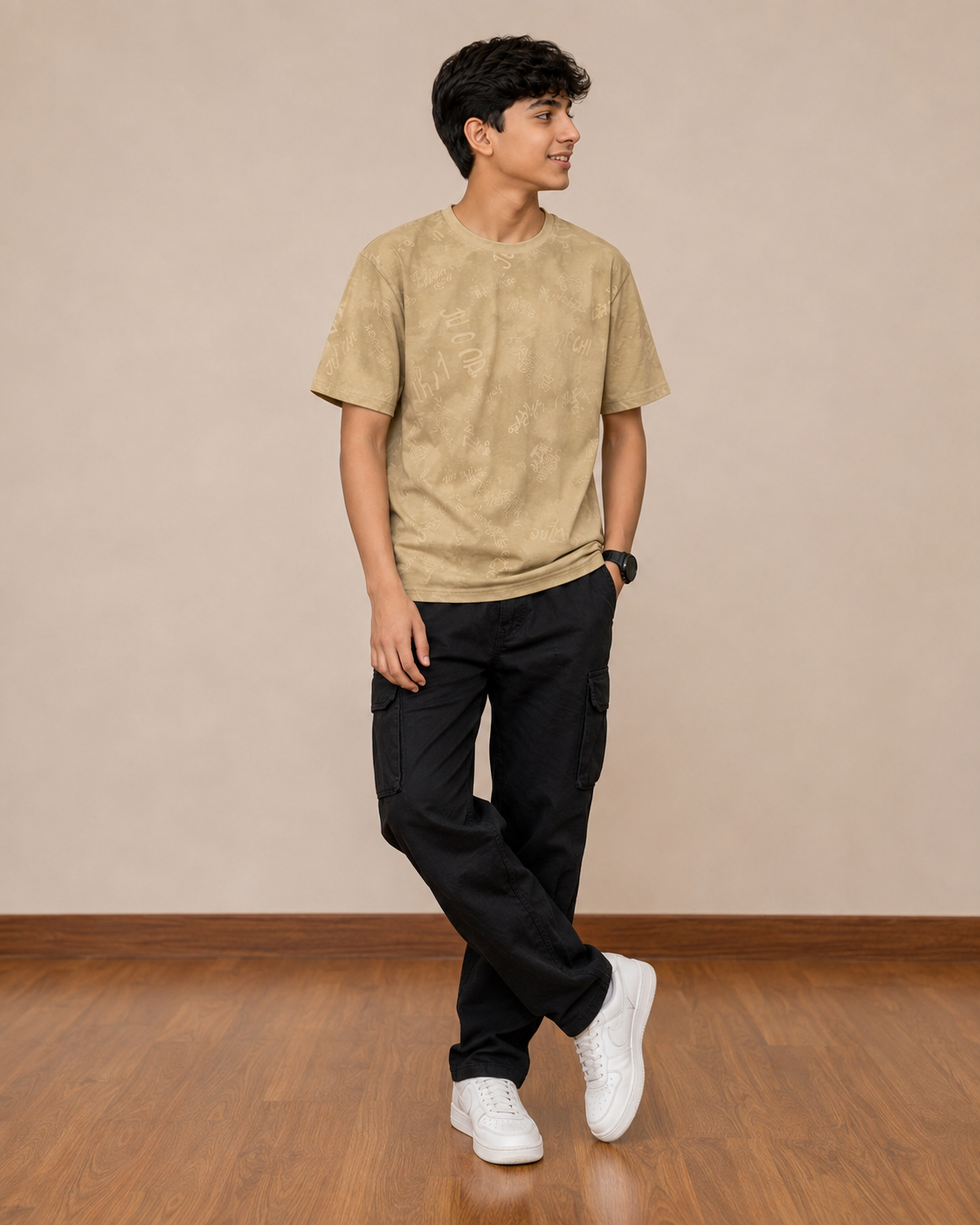 Tonal Graffite Acid Washed